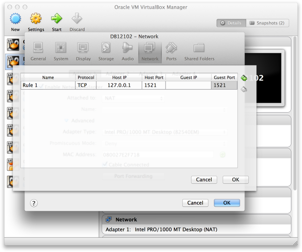 mac os x database client